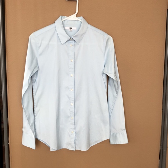 2/$25 UNIQLO  Non-iron Cotton Long Sleeve Shirt - Picture 4 of 5